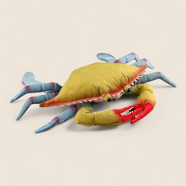 ブルークラブやわらかくふわふわのぬいぐるみ