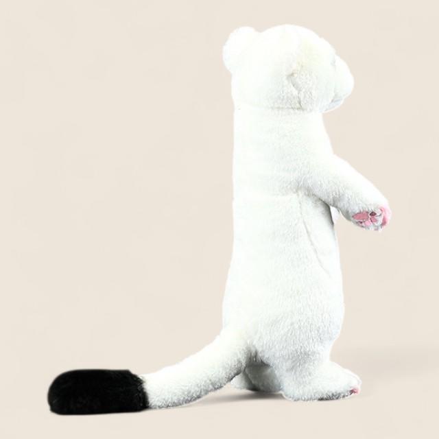 白いキタキツネのぬいぐるみ柔らかいぬいぐるみ