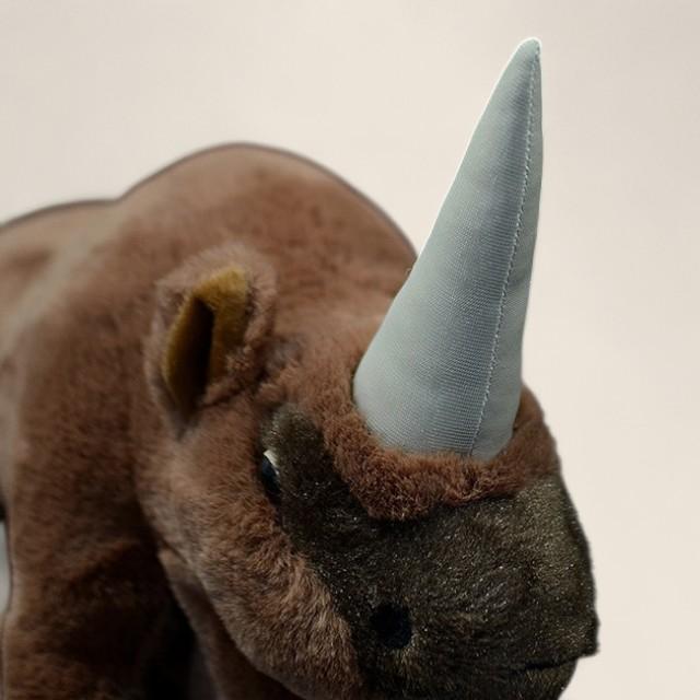エラズモテリウム 超古代サイ 柔らかいぬいぐるみ