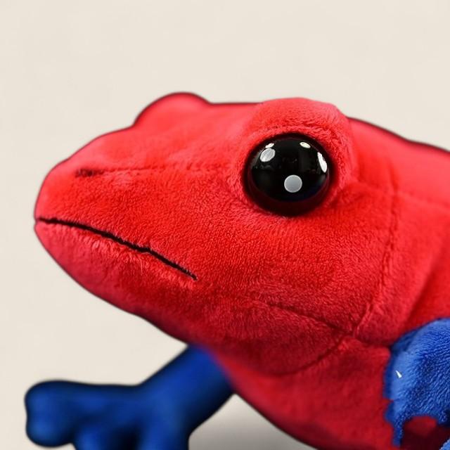 イチゴ毒液アマガエルソフトぬいぐるみ