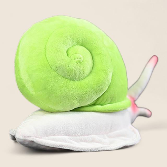 グリーンマウンテンカタツムリのふわふわぬいぐるみ