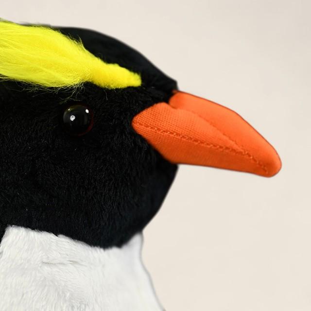 フィヨルドランドペンギン鳥のやわらかいぬいぐるみ
