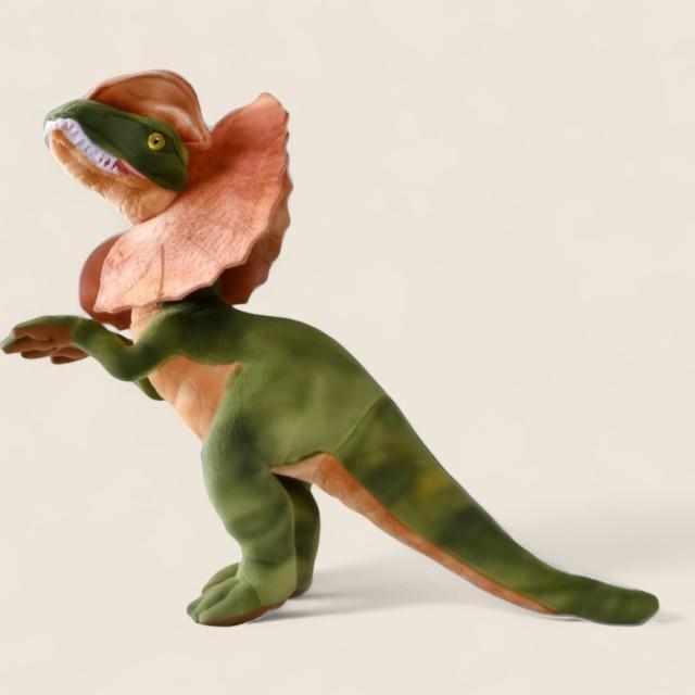 ディロフォサウルス恐竜やわらかぬいぐるみ