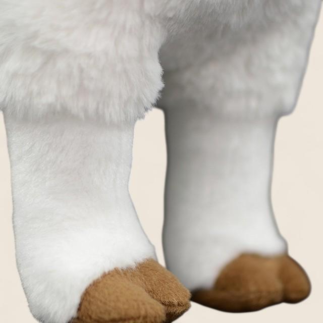 リアルなヤギのふわふわぬいぐるみ