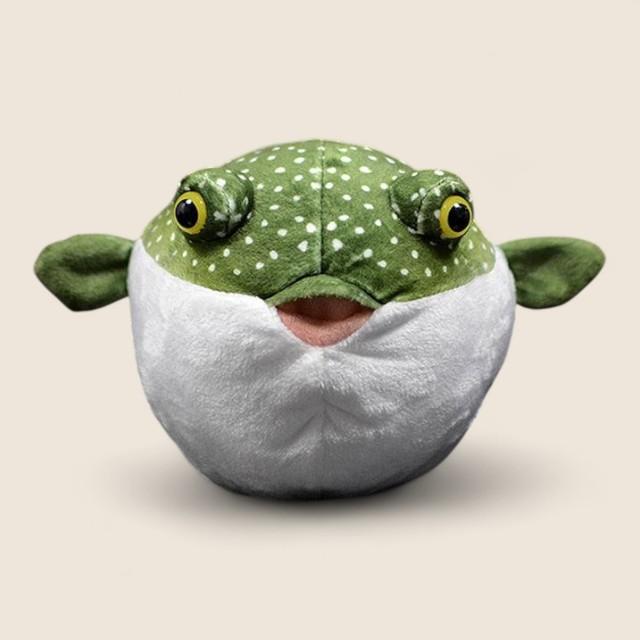フグのぬいぐるみソフトマスコット