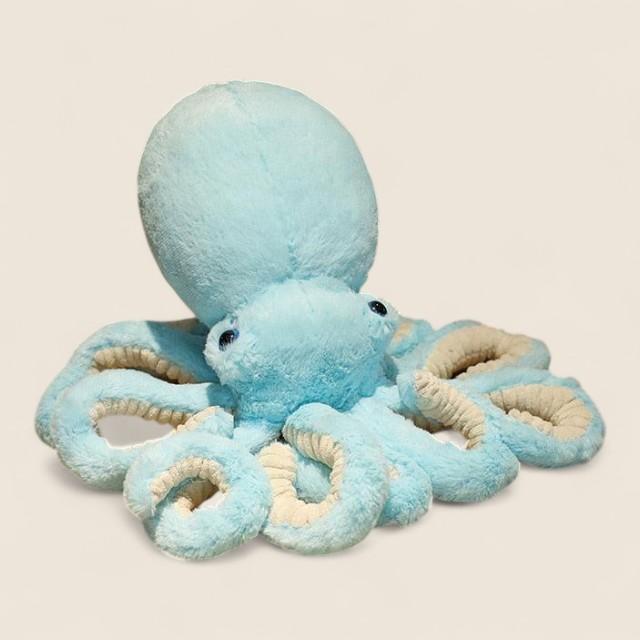 カラフルなタコの柔らかいぬいぐるみ