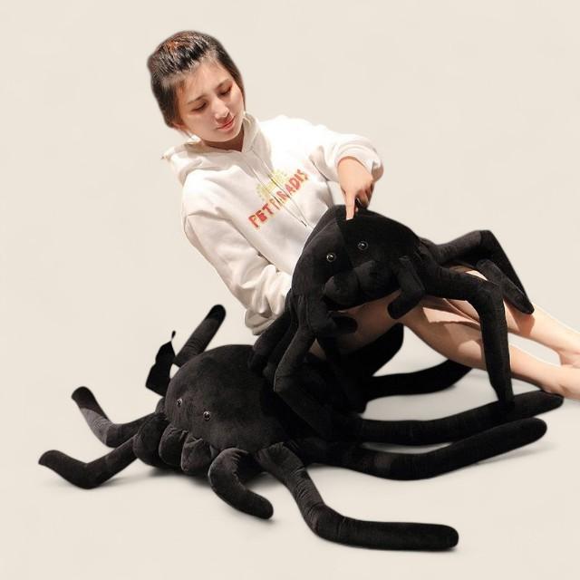 大きなクモのソフトぬいぐるみ枕おもちゃ