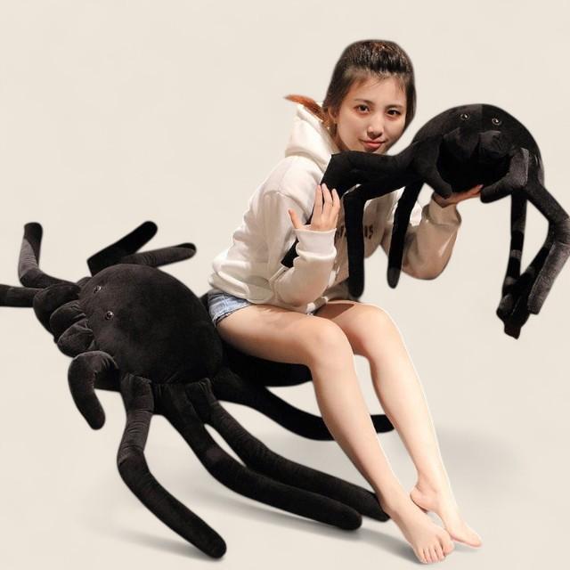 大きなクモのソフトぬいぐるみ枕おもちゃ