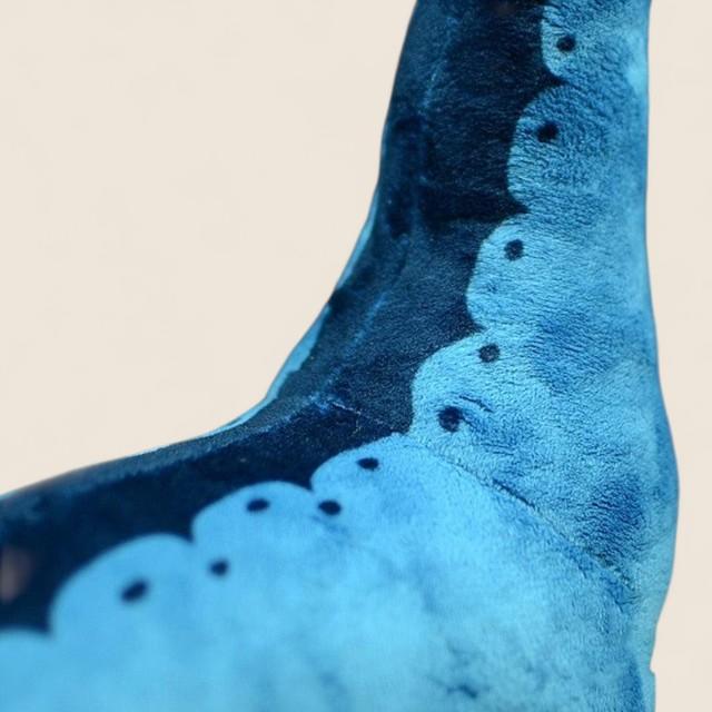 青いブラキオサウルスの柔らかいぬいぐるみぬいぐるみ