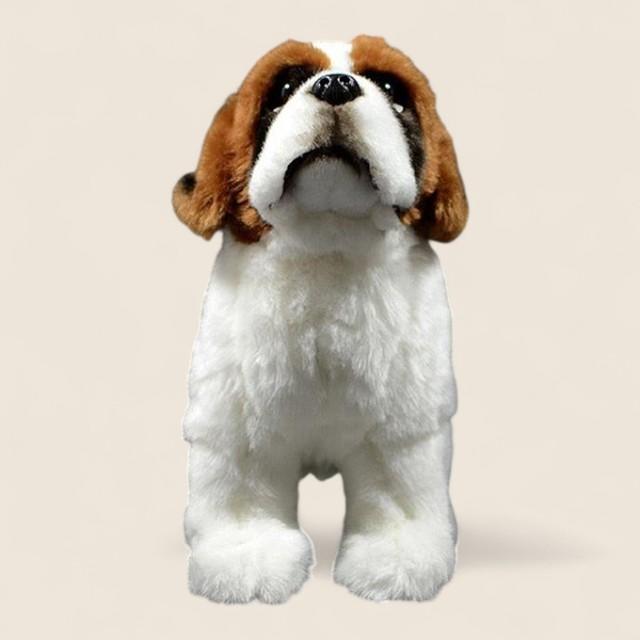 セントバーナード 子犬 ぬいぐるみ 柔らかいぬいぐるみ玩具