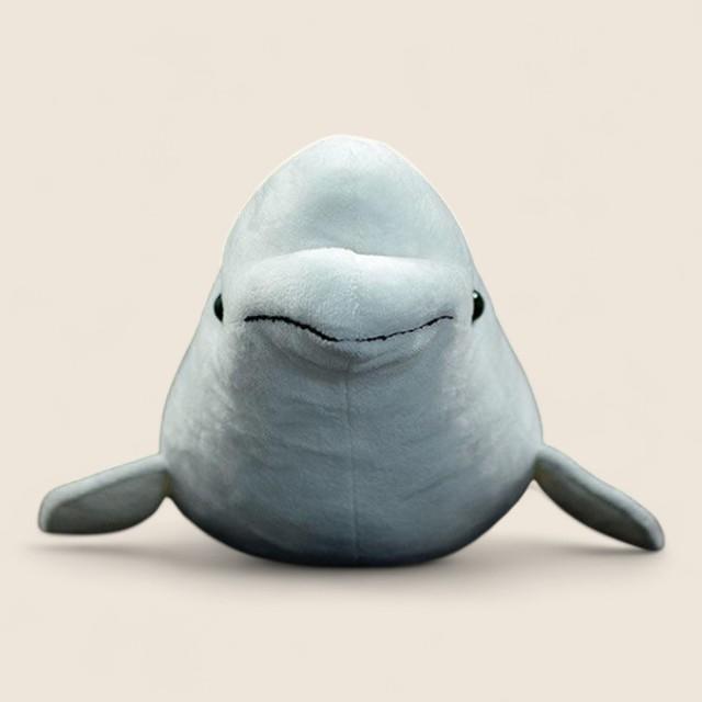 ベルーガホワイトホエールふわふわぬいぐるみ