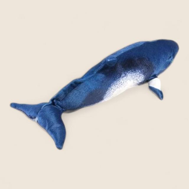 ミンククジラの柔らかいぬいぐるみ玩具