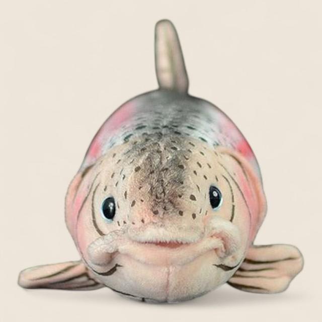レインボートラウトフィッシュ ソフトぬいぐるみ
