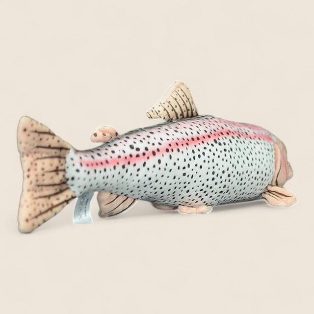 レインボートラウトフィッシュ ソフトぬいぐるみ