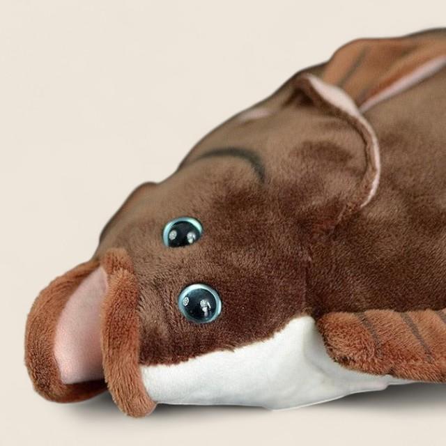 ヒラメ平たい魚柔らかいぬいぐるみ