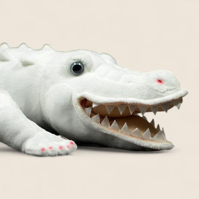 アルビノアリゲーター ソフトぬいぐるみ