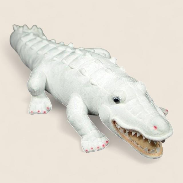 アルビノアリゲーター ソフトぬいぐるみ