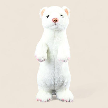 白いキタキツネのぬいぐるみ柔らかいぬいぐるみ