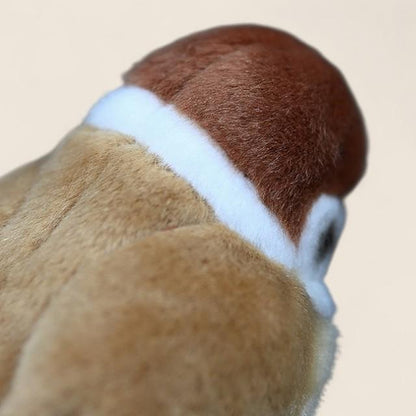 ツリスズメのふかふかぬいぐるみおもちゃ