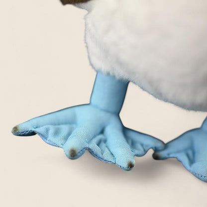 アオアシチドリの柔らかいぬいぐるみ人形