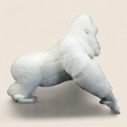 アルビノホワイトゴリラアペフト素 plushぬいぐるみ