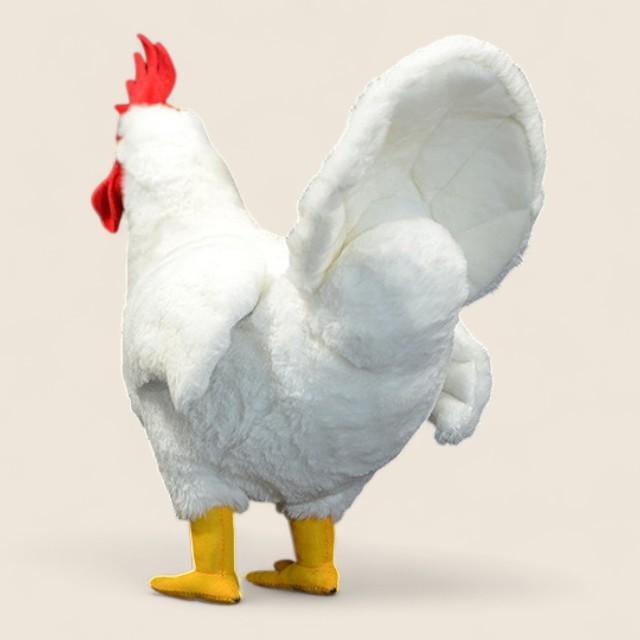 ニワトリ鶏のやわらかいふわふわぬいぐるみ