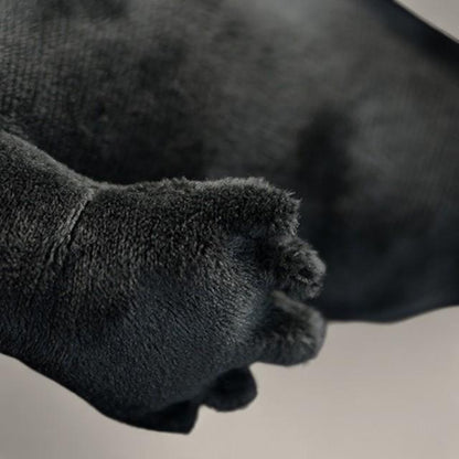 ブラックアホロートルの柔らかいぬいぐるみ玩具