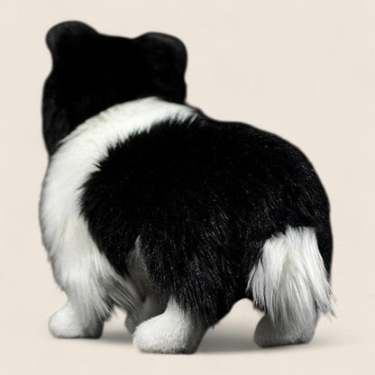ボーダーコリー犬のソフトふわふわぬいぐるみ