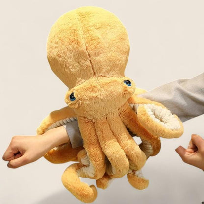 カラフルなタコの柔らかいぬいぐるみ