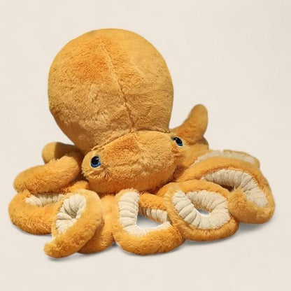 カラフルなタコの柔らかいぬいぐるみ