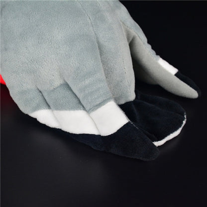 カモメ鳥のふわふわぬいぐるみ