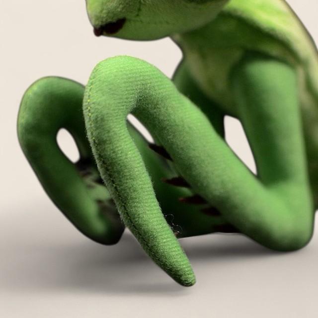 緑色中国マントスのソフトぬいぐるみ