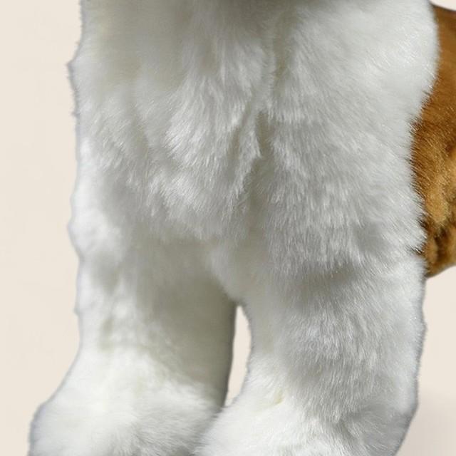 セントバーナード 子犬 ぬいぐるみ 柔らかいぬいぐるみ玩具