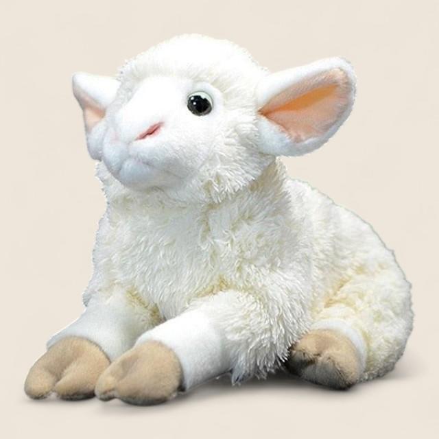 ラム羊のふわふわぬいぐるみ人形