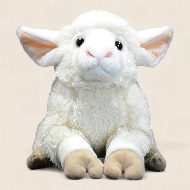 ラム羊のふわふわぬいぐるみ人形