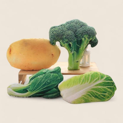 巨大野菜のふわふわ柔らかぬいぐるみクッションおもちゃ