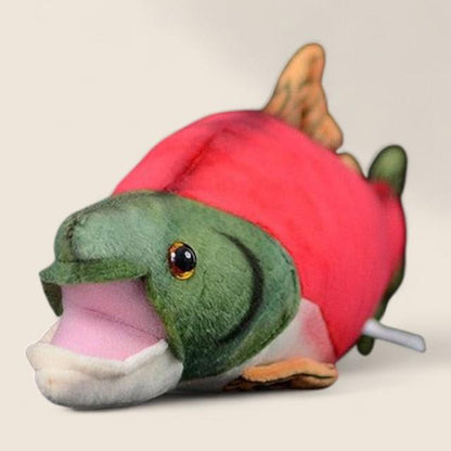 サケマス（サケ）魚やわらかいぬいぐるみ
