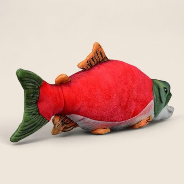 サケマス（サケ）魚やわらかいぬいぐるみ