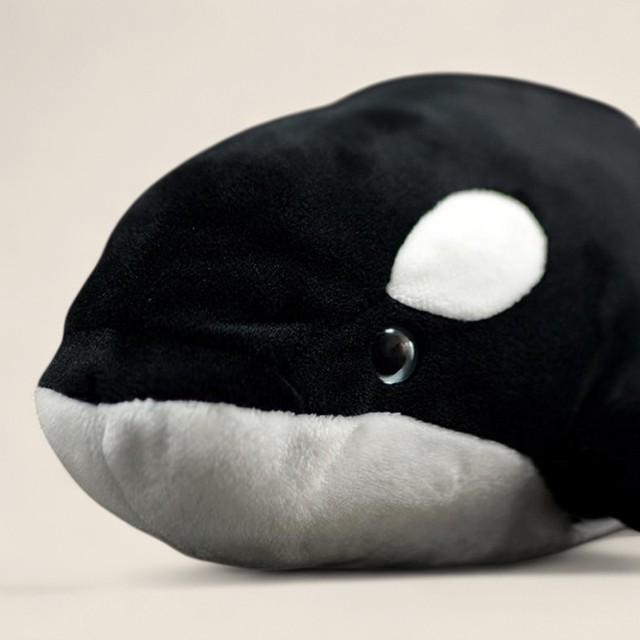 シャチオルカの柔らかいぬいぐるみ人形